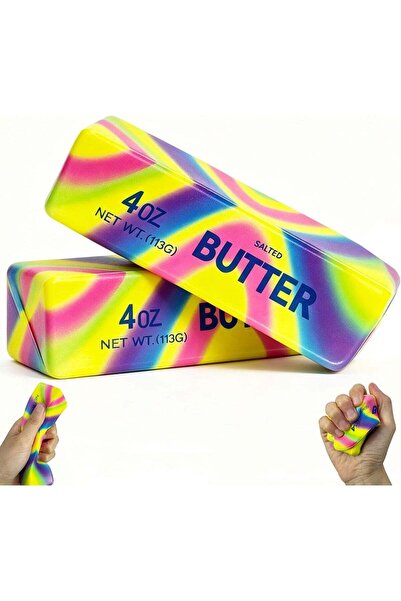 Gigglejoy 2PCS Butter Squishy Stress Toy, Realistic Butter Stick Fidget, Slow...