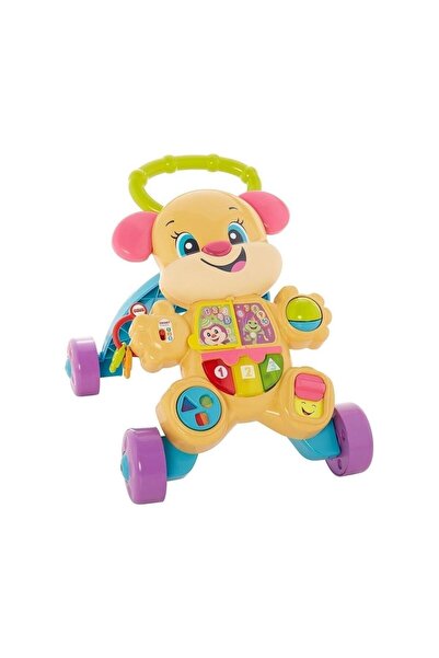 FISHER PRICE Παίξε και Μάθε - Εκπαιδευτικός Περιπατητήρας - Ροζ Κουτάβι (FTC68)