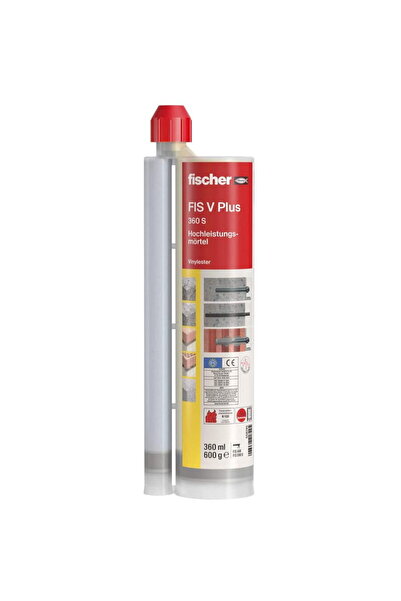 Fischer Mortar de înaltă performanță FIS V Plus 360 S (gri, 360ml, 1 cartuș)