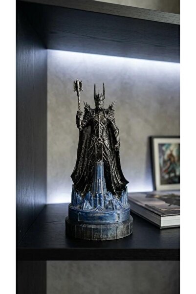 CRAFTEL Yüzüklerin Efendisi LOTR Koleksiyonluk Sauron Figür Barad-dur Kaideli...