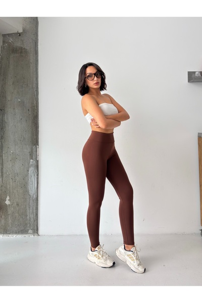 OPENDO Colanți sport pentru femei Pure Fit, cu talie înaltă, elastici și mode...