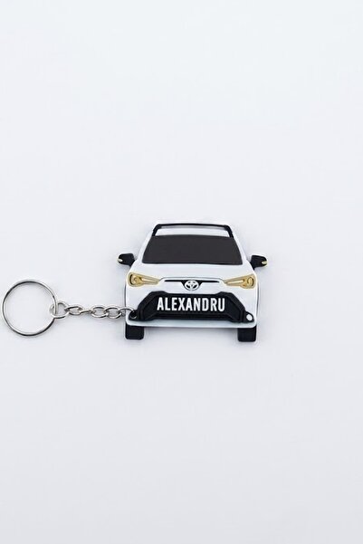 ChillOutlet Breloc Toyota Corolla Cross personalizat cu prenumele Alexandru 6...