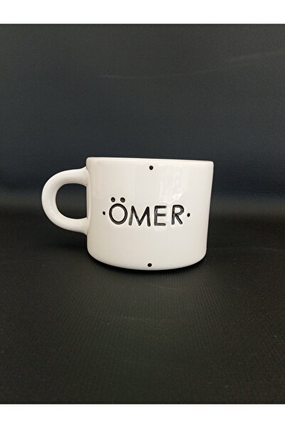 Zümrüdüanka Seramik Handmade Ceramic Mug Personalized with Men's Names