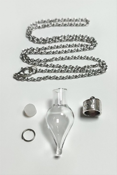 ZERO LAND Gelalsat Empty Jar Live Pendant - (01022) Silver Color