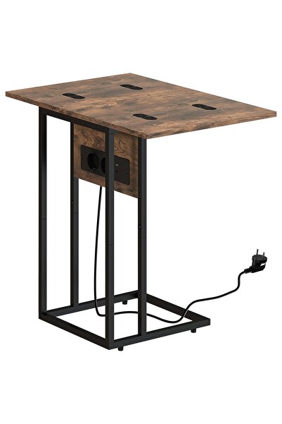 OEM Masă de cafea extensibilă tip C cu 2 stații de încărcare Re-Bloom, MDF/me...