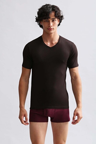 Aytuğ&Mısırlı Egyptian Modal by Tencel Hercules Slim Fit V-Neck Undershirt / ...