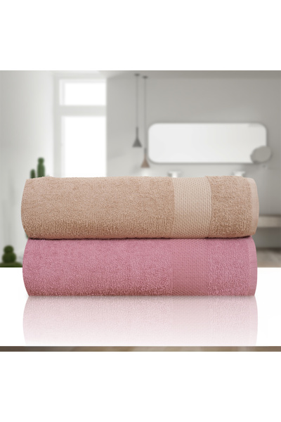 HOME MOD STORE 90x150 cm Set de 2 prosoape de baie economice de dimensiuni me...