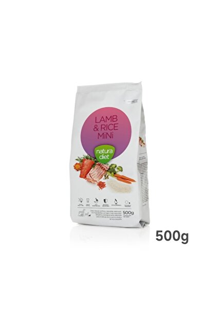 Natura Diet Hrană pentru câini mini Lamb & Rice, Miel și Orez 500g, Hipoalerg...