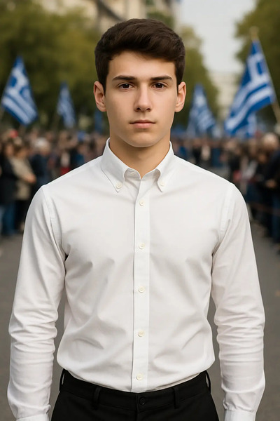 Yargıcı Πουκάμισο Λινό Yargi για Αγόρια σε λευκό χρώμα — M