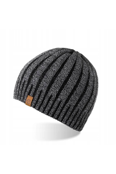 Brødrene Caciula de iarna pentru barbati, Brodrene, Acril, 56-60 cm, Gri deschis
