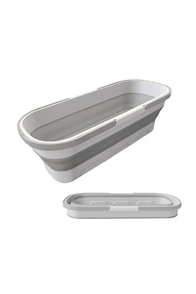 Vivendo Lighean pliabil dreptunghiular, portabil, 8 L, 56 x 25.5 x 17 cm