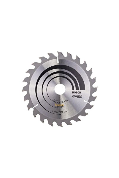 Bosch Optiline Ahşap 210x30 mm 24 Diş Daire Testere Bıçağı 2608640621