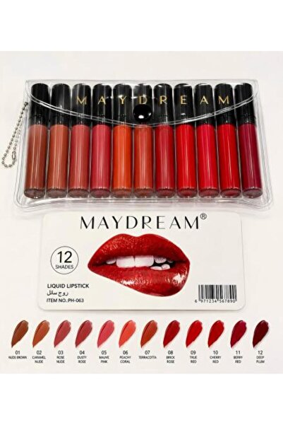 MAYDREAM Maidream Liquid Lipstick Set Small (12 Colors) - Liquid Lipstick Set...