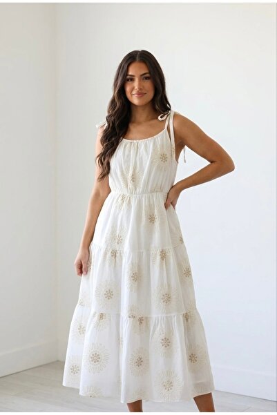 Markasız ucuz Rochie dama cu broderie
