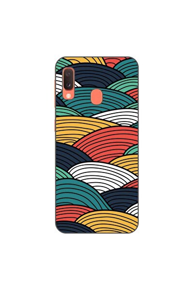 OEM Husa compatibila cu Samsung Galaxy A20e Silicon Gel Tpu Model Abstract St...