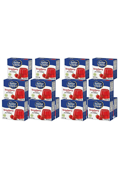 Foster Clarks Foster Clark Strawberry Banana Jelly 85g x 12