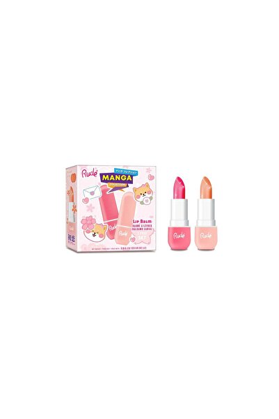 RUDE cosmetics Set 2 x balsam de buze reactiv la pH, care își schimbă culoare...