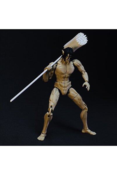 Suelo Butik Dev Boy! Attack on Titan Eren Yeager Titan 13 Robot Dummy Aksiyon...