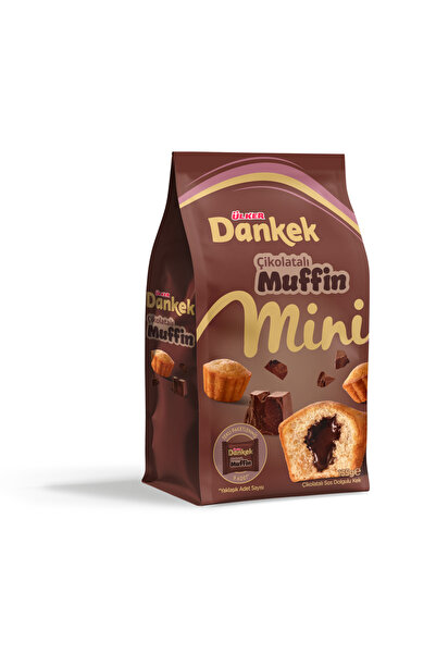 Ülker DANKEK Mini Çikolatalı Muffin - 135 gram - 10 Adet