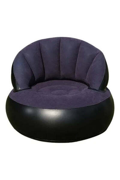 Vivendo Scaun gonflabil confortabil cu pompa inclusa, design modern, dimensiu...
