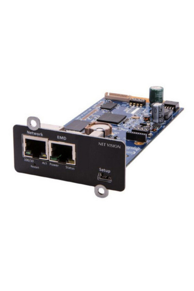SOCOMEC Placă de rețea Net Vision Web/SNMP, IPv4/IPv6, Montare în slot