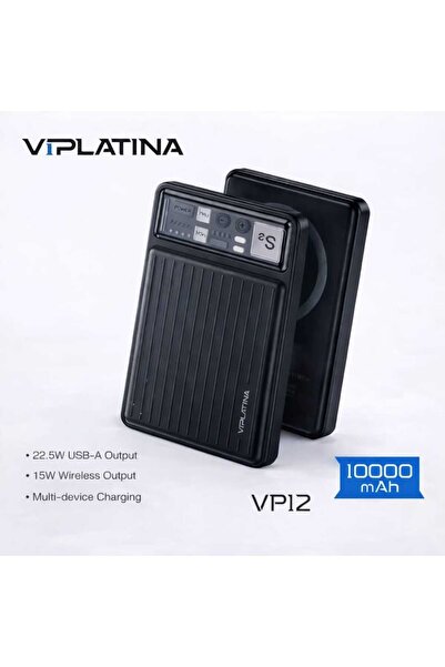 VIPLATINA 10000mAh Power Bank 22.5W Fast Charging Wireless Output