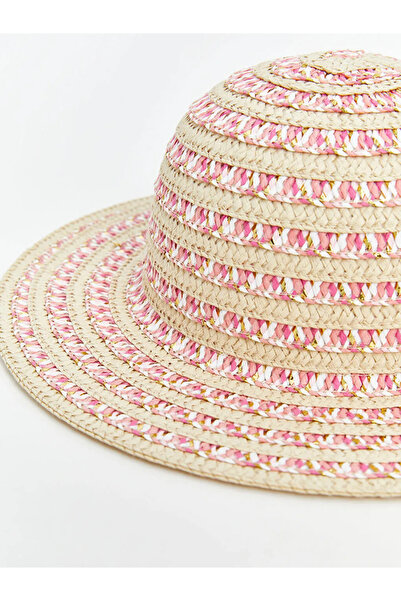 LC Waikiki Beige Baby Girl Straw Hat