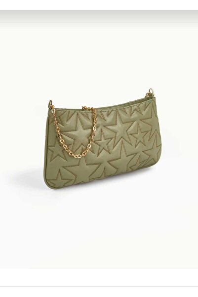 ÖZÜM ÇANTA Women's Star Embroidered Chain Strap Shoulder Bag