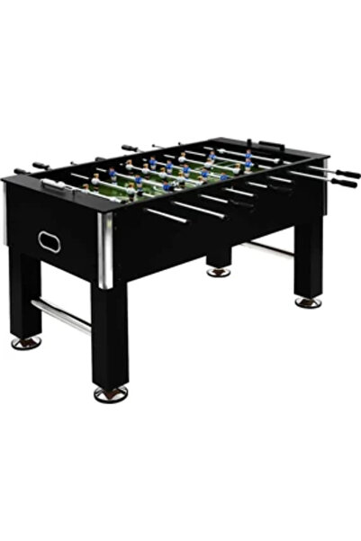 vidaxl Masă de fotbal de masă, neagră, 140 x 74.5 x 87.5 cm, oțel, 60 kg