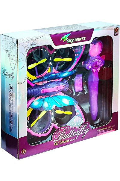 BUTTERFLY Sky Driffz 4D-V40 2.4GHz RC Drone, One-Key Takeoff/Landing, Air Pre...