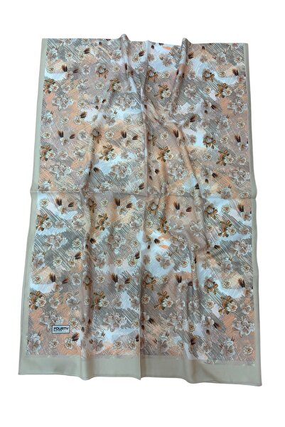 istanbul prensesleri French Silk Shawl with Floral Pattern, High Quality, Sof...