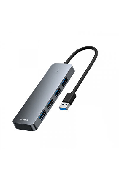 Baseus UltraJoy Lite USB Hub, 4 x USB-A 3.0, Γκρι B0005280B811-00
