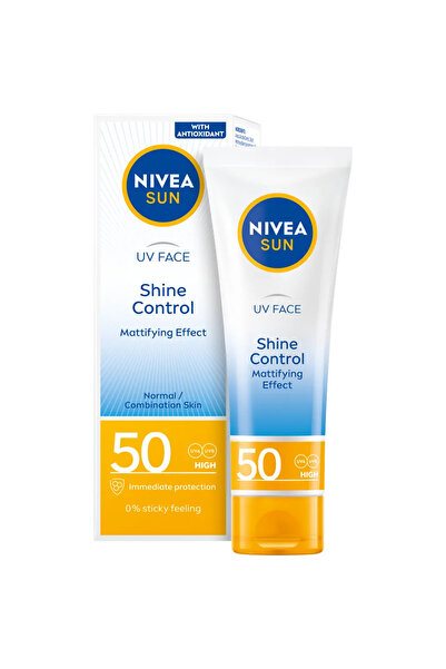 NIVEA Crema de fata cu protectie solara Sun UV Face Shine Control, SPF 50, 50 ml