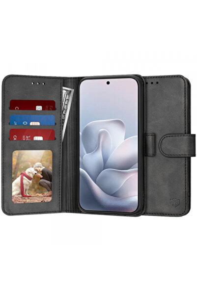 Techsuit Калъф за Motorola Edge 70 Fusion, Techsuit, тип  "Дневник ", Черен