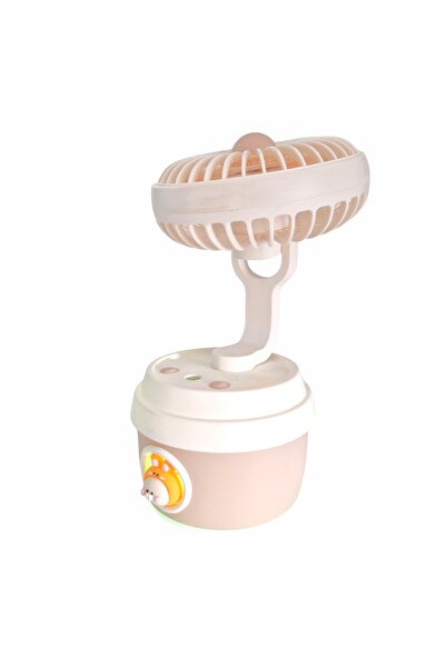 Naimeed Company Ventilator și umidificator, cu baterie, Naimeed D5836, USB, Portocaliu, 110x210x105mm