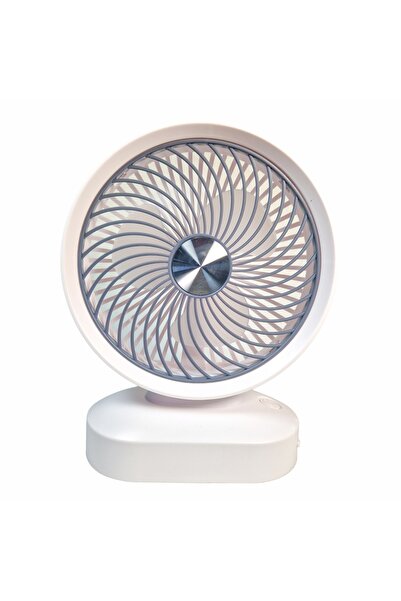 Naimeed Company Ventilator, cu baterie, Naimeed D5853, USB, Alb, 197x255x78mm