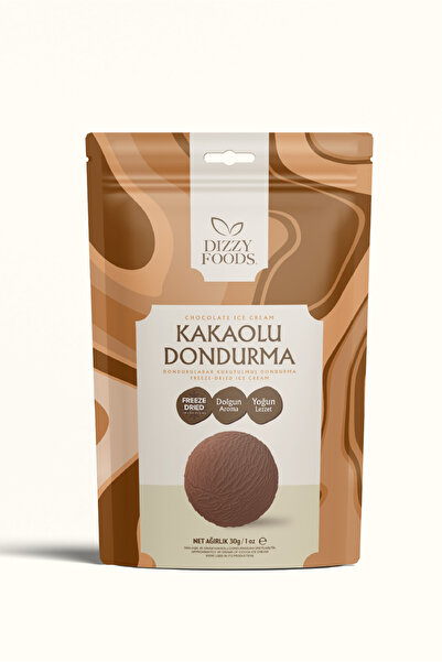 Dizzy Foods Dondurularak Kurutulmuş Kakaolu Dondurma 30 Gr
