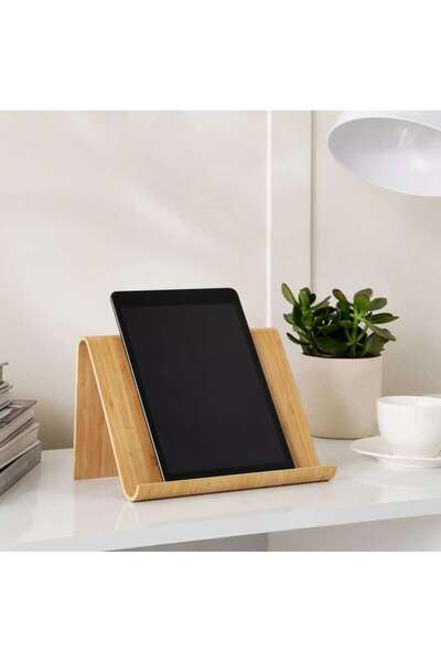 PAN HOME Vien Bamboo Tablet Stand 26x16x16cm - Natural