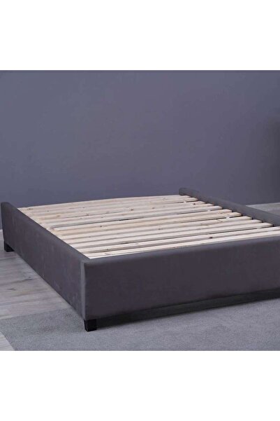 PAN HOME Galia Base Velvet Grey 160x200 Cm