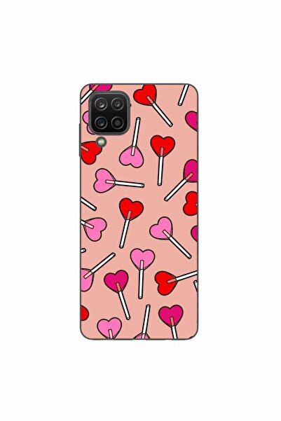 OEM Калъф, съвместим със Samsung Galaxy A12, силиконов гел TPU, с десен Вален...