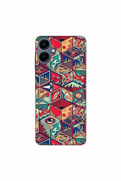 OEM Husa compatibila cu Samsung Galaxy A06 Silicon Gel Tpu Model Pop Art Geom...