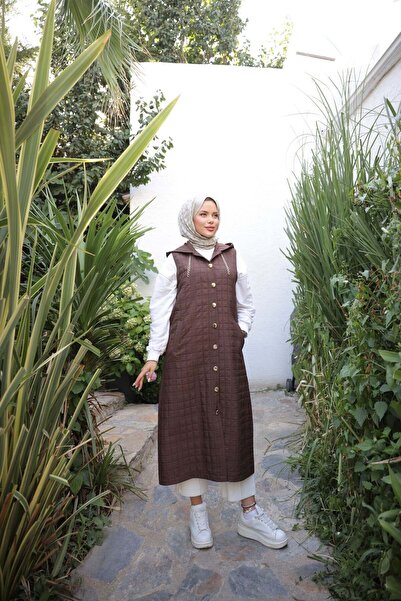 Bwest سترة مبطنة - بني