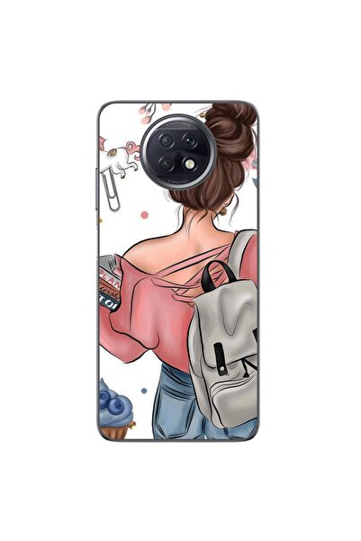 OEM Husa compatibila cu Xiaomi Redmi Note 9T Silicon Gel Tpu Model Girl Fashi...