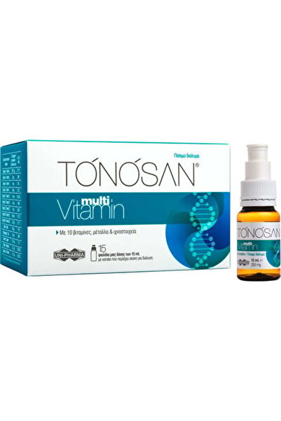 Unipharma Uni-Pharma Tonosan Πολυβιταμίνη 15 Φιαλίδια x 15ml - Συμπληρώματα Δ...