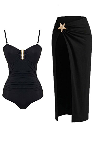 SAILOR moda Star Pareo Swimsuit with U Accessory