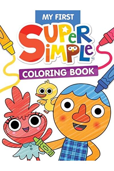 Dover Publications كتب تلوين بسيطة للغاية للأطفال