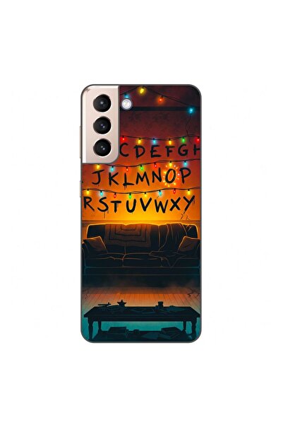 OEM Husa compatibila cu Samsung Galaxy S21 Silicon Gel Tpu Model Stranger Thi...