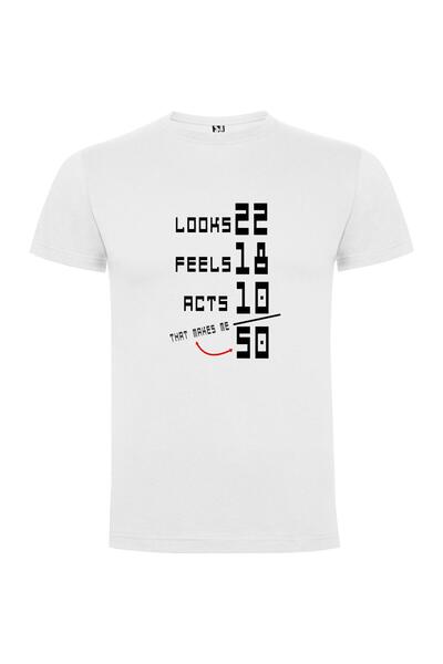 iLovePrints Monochromatic Math Art Tshirt