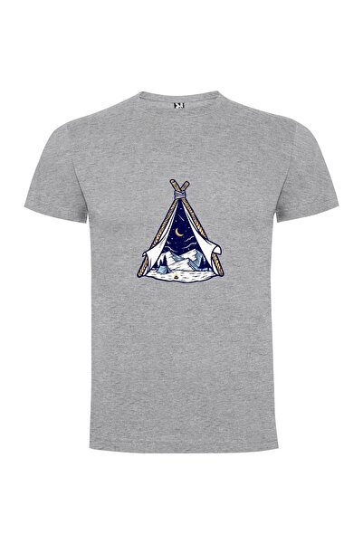 iLovePrints Mountain Teepee Escape Tshirt