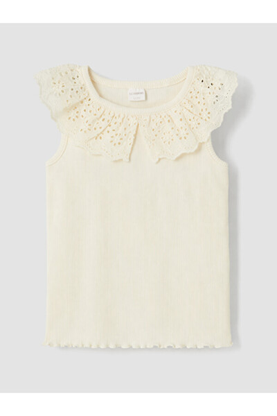 LC Waikiki Esvab • Modern & Distinctive Scallop Detailed Baby Girl Tank Top